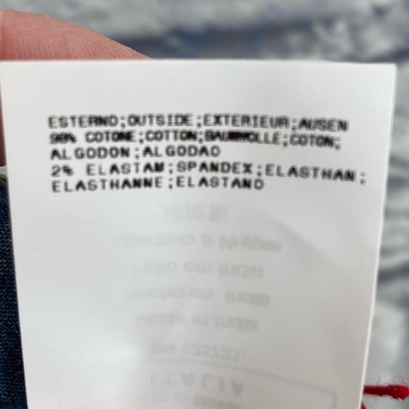 NWT Fiorucci Denim Pearl Button Down Shirt size 42 US Small Western - Picture 12 of 12